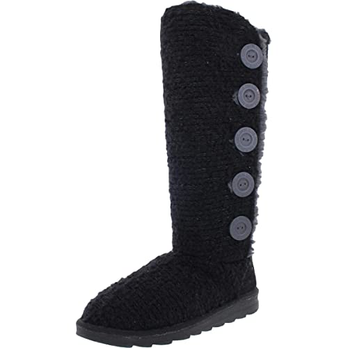 Muk Luks Women's Malena Crotchet Button Up Boot