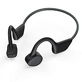 Wireless Bone Conduction Headphones Bluetooth 5.0 Open-Ear Sports Headsets w/Mic for Jogging Running Driving Cycling- 1.1oz