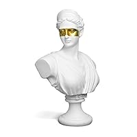 30cm Athena Büste Aus Harz - Weiße Griechische Göttin Statue Für Home Decor