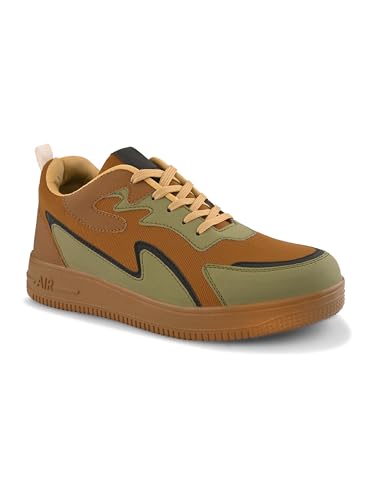 Image of Centrino Men's Sneakers | Cushioned Insole Comfortable Shoes | Trendy & Stylish Modern Sneakers | Durable Lightweight Sole Casual Walking Footwear (8182)