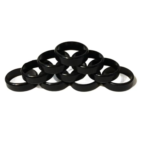 LTJP Pack of 3 Black 22 mm Multi Coloured Vape Bands Protective Atomizer Vape Bands for Tanks RBA RTA RDA Or Battery Fits Most Tanks Silicone FIT KANGER eGO