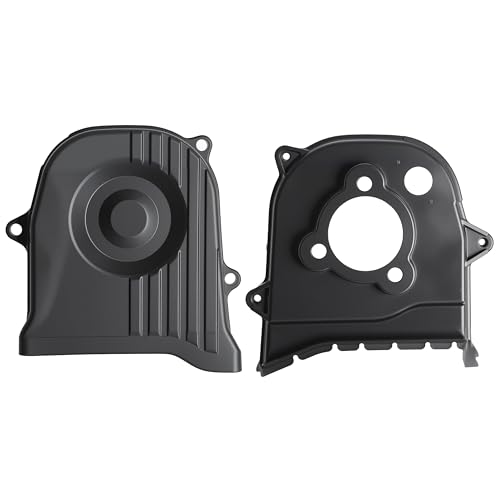 Riyhch 2 pcs Engine Timing Cover Fit for Subaru Forester 1999-2010, for Impreza 1999-2011, Inner Left & Outer Right Timing Cover, OE 13574AA081 13575AA112