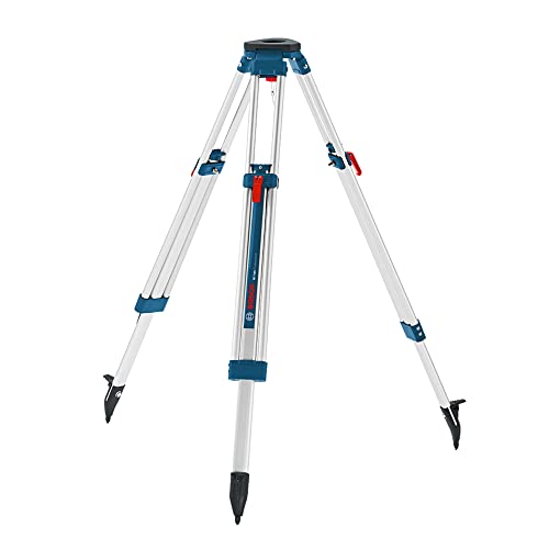 Bosch Professional Trípode de Aluminio de Aplicación Versátil, Azul/Blanco, 160 cm