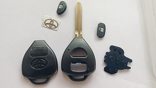 Replacement 2 Button Remote Car Key Shell/Case/Body for Centre Locking ...
