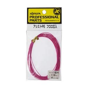 Xesta Zesta Assist PE Fluoro Coreless Pink No. 25 (195 lb) x 13.1 ft
