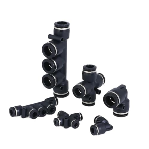 Conector SA 10mm de liberación rápida para tubería de poliuretano PE PY PK 5