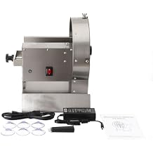 Commercial Vegetable Fruit Slicer Electric Manual Onion Cabbage Slicing Machine 1-10mm Thickness Adjustable Stainless Steel Food Shredder Cutter Multifunctional for Potatoes Lemons Tomatoes