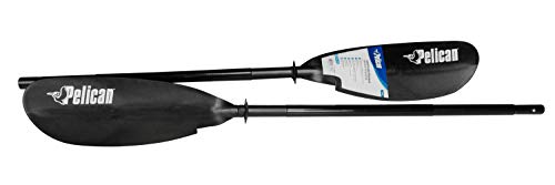 Image of Pelican - Poseidon Paddle - Aluminum Shaft with Reinforced Fiberglass Blades - Lightweight, Adjustable Kayaks Paddles - Perfect for Kayaking Boating