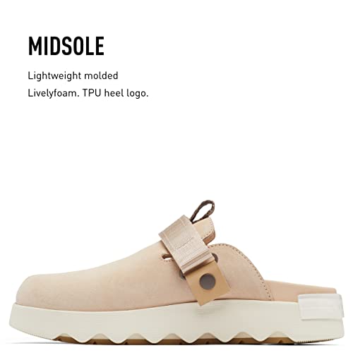 Sorel Women's Viibe Clog Sandals - Nova Sand, Midnight Cocoa - Size 9 #TOP2