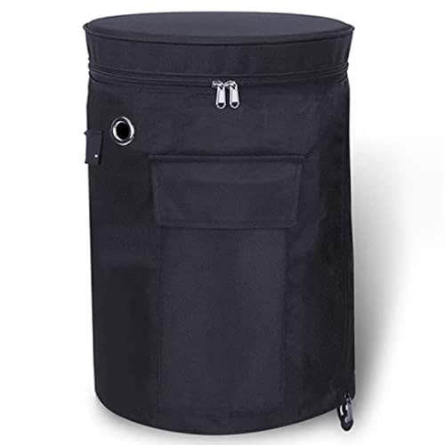 Kovshuiwe 5 kg propaantankhoes, zware waterdichte gasfles volledige dekking, anti-UV 600D Oxford gastankhoezen voor propaancilinder, diameter 25 cm x h 52 cm