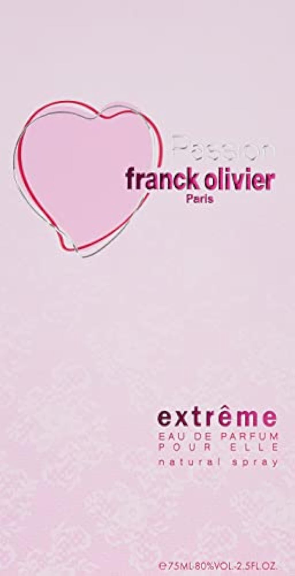 Franck Olivier Passion Extreme Eau de Parfum, 75ml