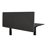 Stand Up Desk Store ReFocus Clamp-on Acoustic Desk Divider Privacy Panel That Reduces Noise and...
