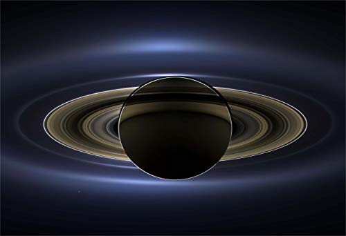 New Horizon Aviation, LLC Saturn and Earth Cassini Fine Art Print