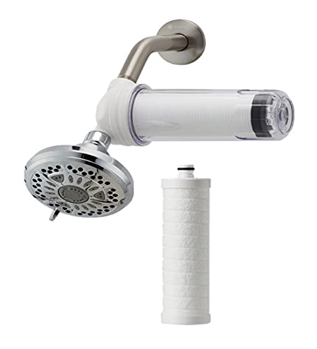 VitaPure Inline Shower Filter SUF-350S aka ES350S, Removing Rust, Impurities (5-10 Micro Filtering) form Tap Water