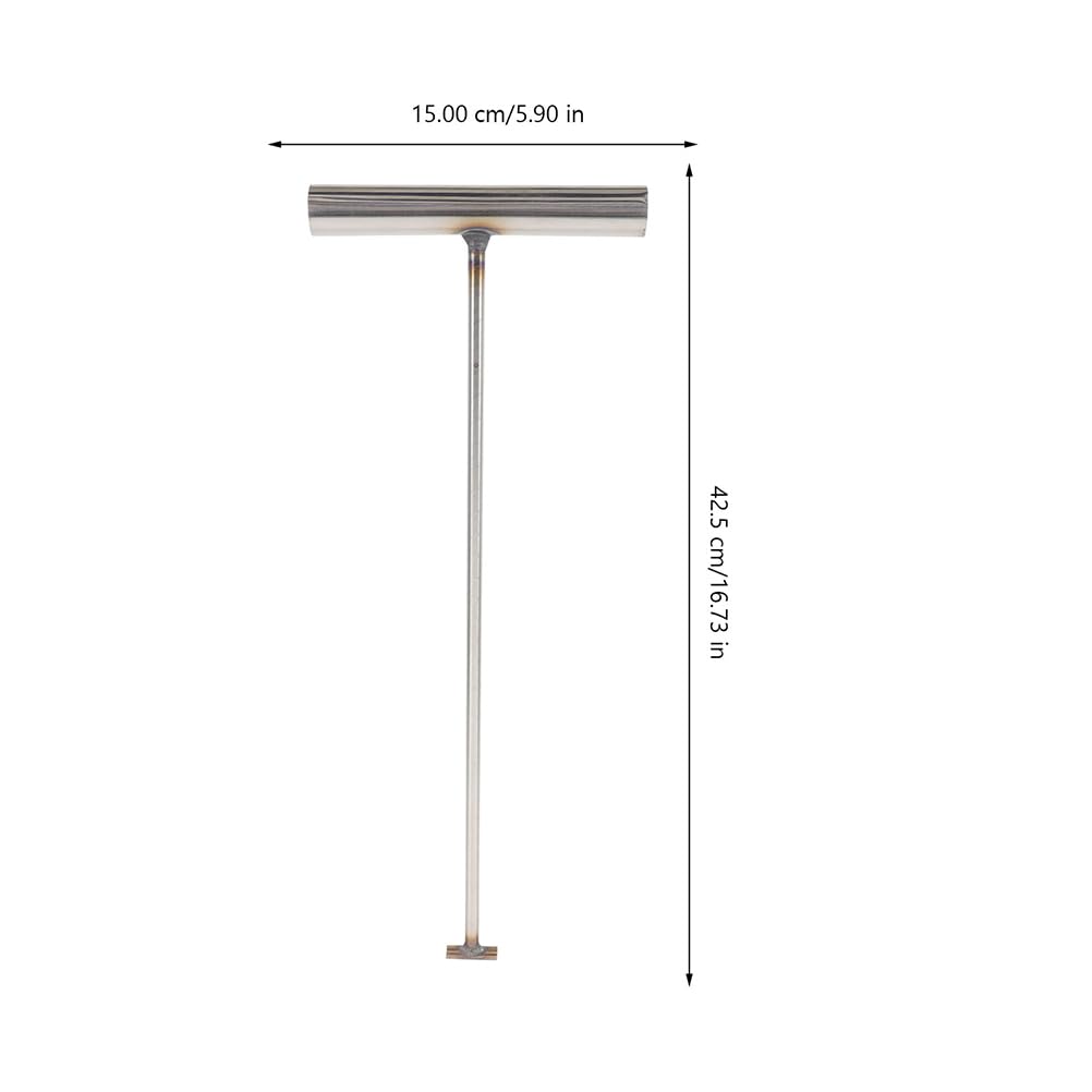 ULTECHNOVO 2 unids gancho elevador para alcantarillas manija de la alcantarilla herramienta de elevación de la tapa de la alcantarilla ganchos de elevación herramienta para alcantarillas acero