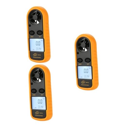 GANAZONO 3 Pecas Anemômetro Kiteflying Anemômetro Navegando Medidores De Vento Portáteis Anemômetro Pesca Com Anemômetro Medidor De Vento Portátil Anemômetro Windsurf Ar Condicionado Pipa