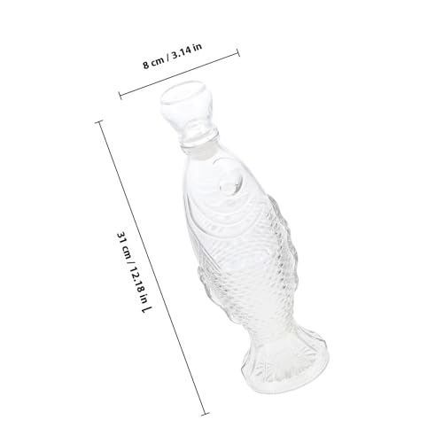 Verre de poisson lot de 2 bocaux décoratifs transparents 250ml