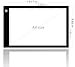 A4 Ultra-Thin Portable LED tracing Light Box Dimmable Brightness LED Art Tracing Pad for Artist Drawing Sketching Animation Stencilling and 5d Diamond Painting (Black, A4)