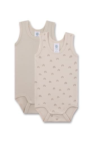 Sanetta Baby-Body ärmellos (Doppelpack) beige Regenbogen |...