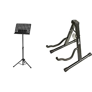 FX F900720 Pupitre d’orchestre Noir & Rockjam Aframe Stand de Guitare pour Toutes les Guitares Guitare Acoustique… - Les Beatles, Paul McCartney, John Lennon, RIngo Starr, George Harrison