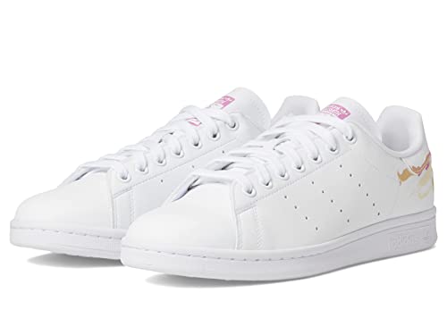 Image of adidas Originals Women's Stan Smith, White /Pulse Lilac /Silver Metallic, 9