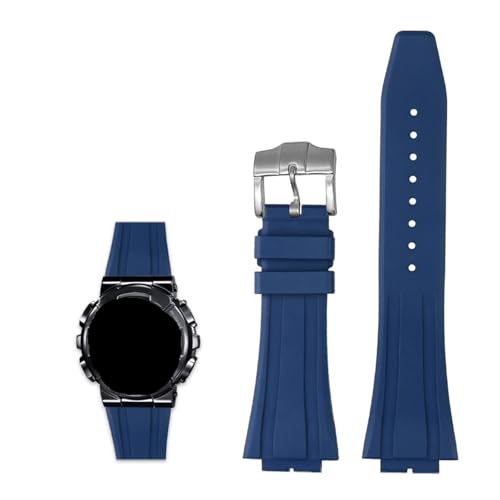 [XGYOMVB] ���o�[�E�H�b�`�o���h GA-2100 2110 GM-110 GM-5600 �Ή� �����Y �X�|�[�c �V���R�� ���^�� �o�^�t���C�o�b�N�� �X�g���b�v(Navy01)