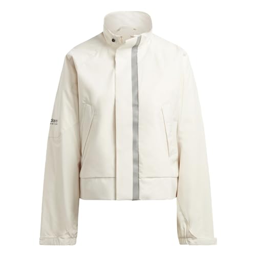 Veste crop ample adidas femme blanc et sable en taille M