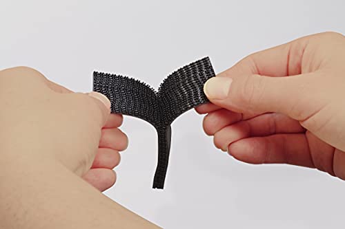 Scotch-Mount 3M RF6761 Scotch Extreme Connectors, 10 x 1-inch, Black