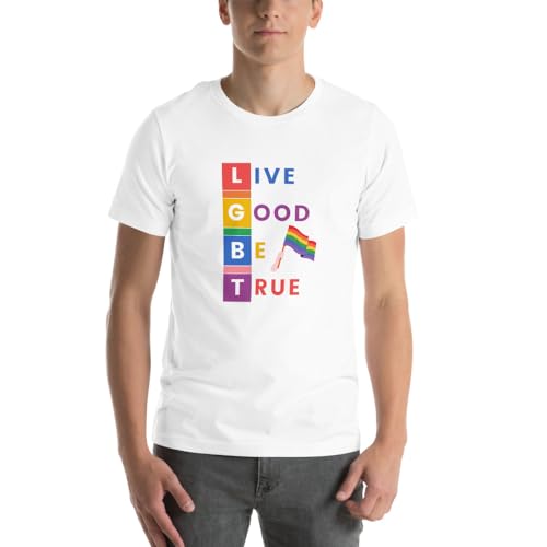 T-shirt LGBT coupe droite idéal pour les marches et festivals