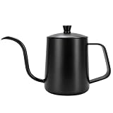 SOVIFKI コーヒーポット 目盛り付き ドリップケトル 580ml コーヒー やかん ステンレス 直火 細口 ブラック