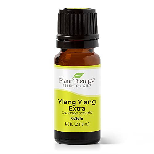 Plant Therapy Ylang Ylang Extra Essential Oil 10 mL (1/3 oz) 100% Pure, Undiluted, Therapeutic Grade Plant Therapy Ylang Ylang Extra Essential Oil 10 mL (1/3 oz) 100% Pure, Undiluted, Therapeutic Grade