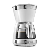 DeLonghi(デロンギ) De'Longhiドリップコーヒーメーカー アクティブ ICM12011J-W レギュラーコーヒー 5杯用 ペーパーレスフィルター [トゥルーホワイト] ファミリー登録で3年保証