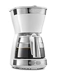 DeLonghi(デロンギ) De'Longhiドリップコーヒーメーカー アクティブ ICM12011J-W レギュラーコーヒー 5杯用 ペーパーレスフィルター [トゥルーホワイト] ファミリー登録で3年保証