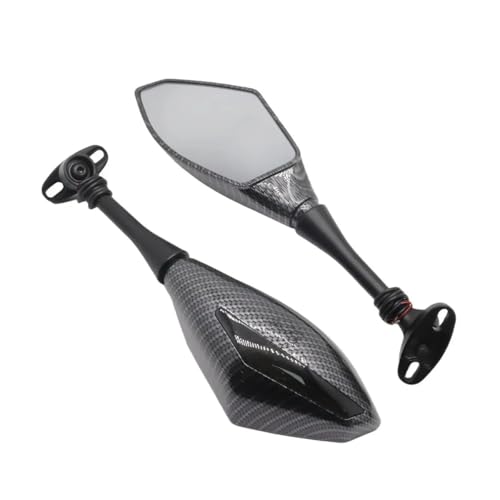 Espejos de señal giro para motocicleta con retrovisor de luz LED integrada