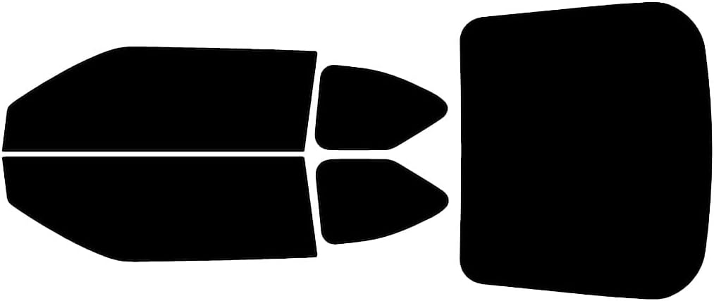 Rvinyl Window Tint Kit Compatible with Scion Tc 2011-2016 - Black 5% - Single Ply No Bubble Film - Do it Yourself Vehicle Complete Precut Kit