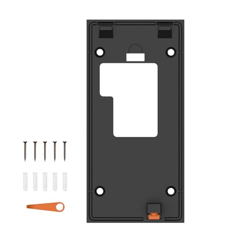 No-Drill Mount,Compatible for Ring Battery Doorbell (2024 Release) (Black)