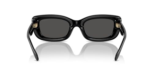 COACH Women's Hc8390u Sculpted C Hardware Universal Fit Rectangular Sunglasses4