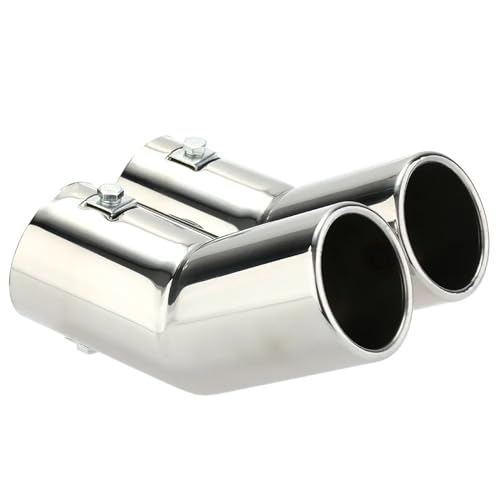 Pot d'échappement de voiture double tuyau inox pour Golf 4 et Bora 1pc