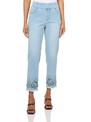 SLIM-SATION Women's Pull on Ankle Jean Pant