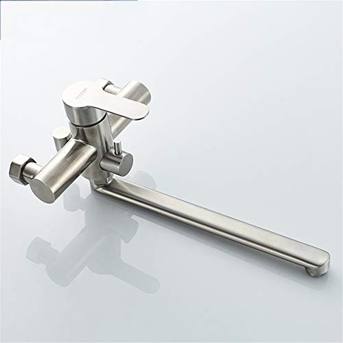 Mitigeur d'eau de robinet mural de baignoire avec douchette anti-calcaire et durable - 4