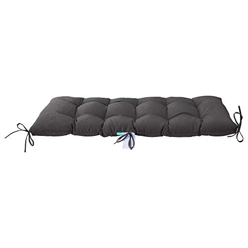Image of QILLOWAY Outdoor Bench Cushion - 51x18x4 Inch Waterproof Patio Bench Cushion, Durable Bench Cushions for Outdoor Furniture, Replacement Outdoor Bench Cushions for Garden, Deck,Dark Grey