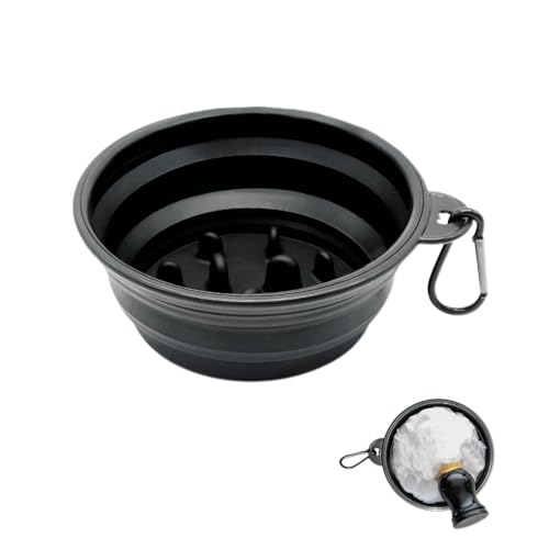 Foldable Shaving Bowl with Carabiner, Silicone Shave Mug for Men, Quick Lather Shaving Cream Bowl, Portable Travel Shaving Soap Bowl, Non-Slip Base, Lightweight Collapsible Design