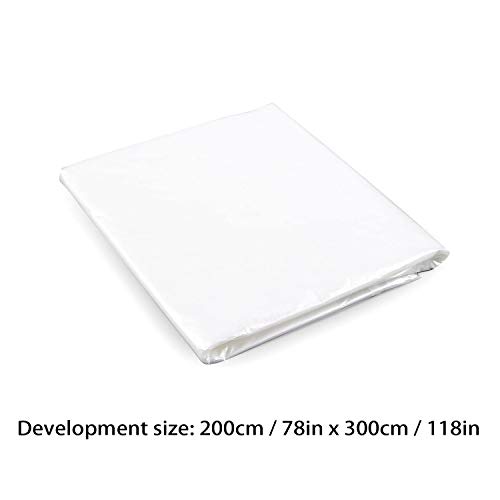 5 Sheets Plastic Drop Cloths, Plastic Sheeting Plastic Painting Tarp Paint Drop Cloth Waterproof Plastic Cover Anti-Dust Furniture Cover Couch Cover For Painting Floor (2 X 3M/ 6.56 X 9.8 Feet) #TOP5