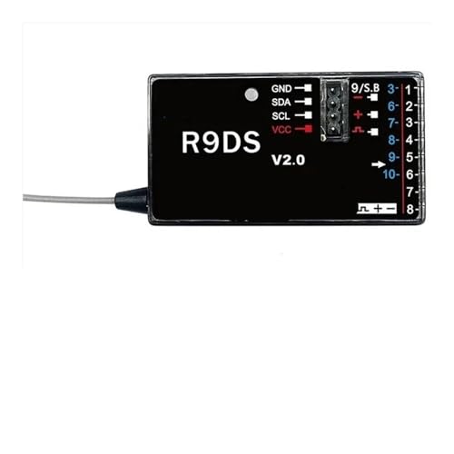 Récepteur radio 9 voies compatible émetteurs AT9 et AT10II