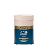 DOSE & CO. Beauty Collagen with Hyaluronic Acid and Vitamin C for Hair, Skin & Nails, Unflavored - 9oz Powder Supplement
