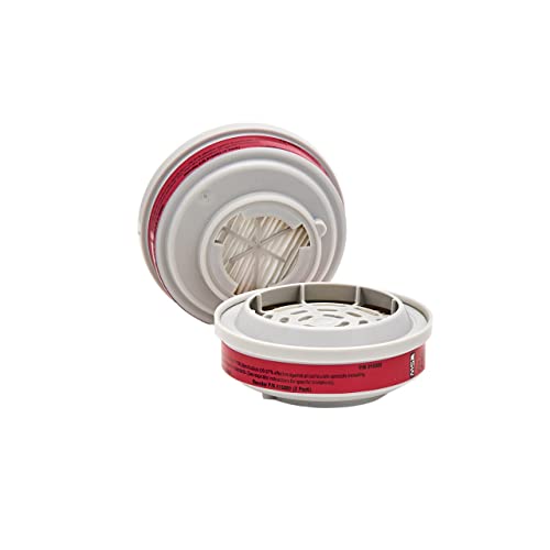 Msa 815369 Advantage Respirator Particle Filter - Low Profile P100, Quantity: 2 Per Pack, Dusts/Particles/Mists Respirator Cartridge, Light Weight #TOP5