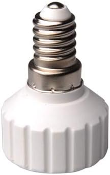 Luminosa E14 to GU10 Lamp Holder Adapter Converter (Pack of 2) / ES Small Screw to GU10 Socket/LED Light Lamp Adaptor Convertor/CE Certified/Energy Class A+ [Energy Class A+]