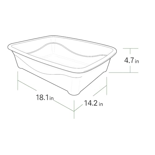 Caja de arena abierta para gato grande Furacão Pet miniatura 3