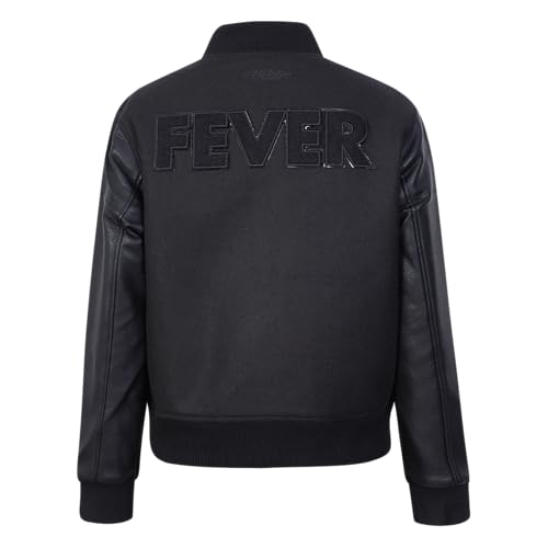 Image of Pro Standard Womens WNBA Classic Triple Black Varsity Jacket