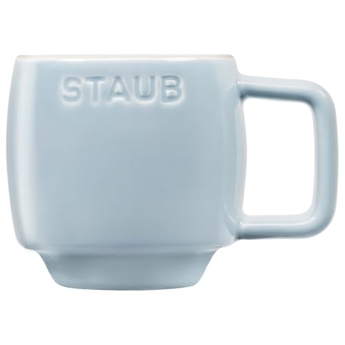 staub ストウブ 「スタッキングマグ XS ライトブルー 100ml 」 セラミック マグ マグカップ カップ エスプレッソ 陶器 電子レンジ対応 【日本正規販売品】 Ceramic Stacking Mug Citron Z1032-790 - ストウブ(Staub) - 商品画像